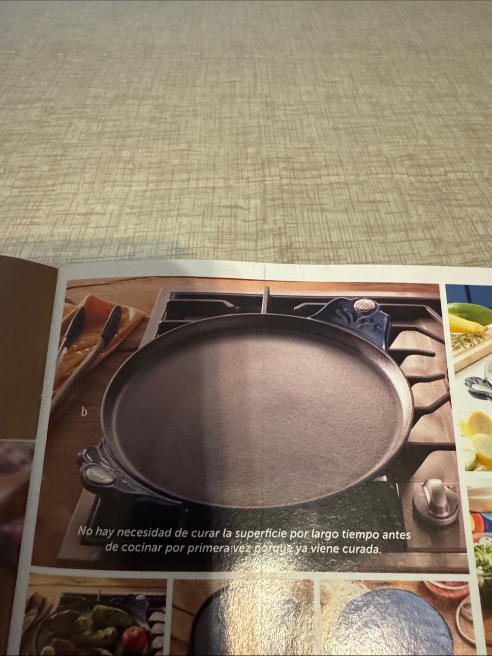 Princess House Black Cast Iron Griddle Pan